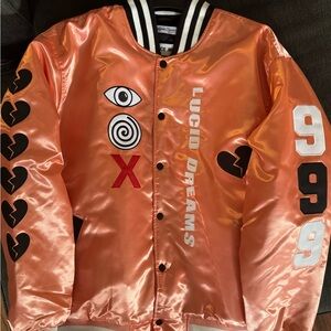 RARE JUICE WRLD 999 SILK BOMBER JACKET 2XL
